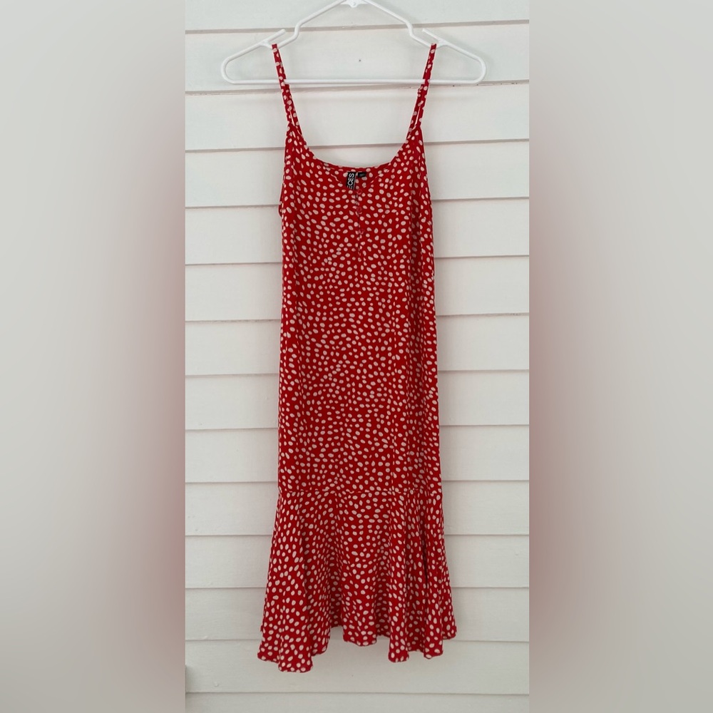 Pieces | Spaghetti Strap Polka Dot Dress Size XS